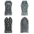 TOYMYTOY Halloween Foam Graveyard Decorations Outside Tombstones Halloween Yard Signs Decor (4 Pack), RIP Gravestone Graveyard Haunted House Decorations for Halloween Yard Decorations Online Sale