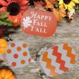 3pcs Wooden Pumpkin  Happy Fall Y all  Signs Decorations For Discount