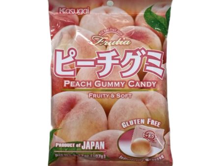 Kasugai Peach Gummy Candy 107g For Sale