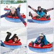 COMMOUDS Snow Tube, 47 Inch Large Inflatable Snow Sled with Handles, Double-Layer Thickened Heavy Duty Snow Sledding Tube for Kids Adults Winter Outdoor Snow Activity Skiing Sledding Discount