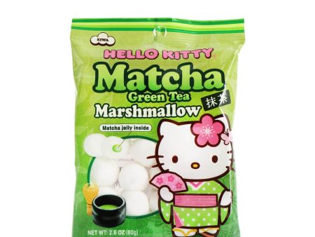 Eiwa Hello Kitty Matcha Green Tea Marshmallow 2.8oz Discount