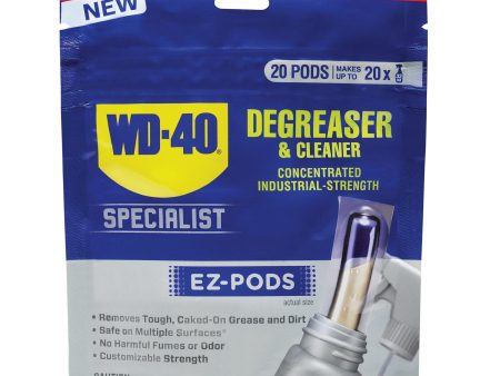 Maximize Efficiency with 20-Pack WD-40 Specialist Degreaser & Cleaner EZ-PODS - Multi-Surface, Custom Strength Fashion