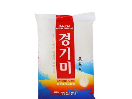 Kyong Gi Mi Medium Grain Rice 15lb Supply