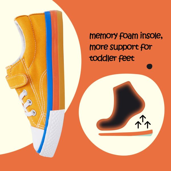 Toddler Canvas Sneakers Size 6: Stylish, Safe, Comfortable For Sale