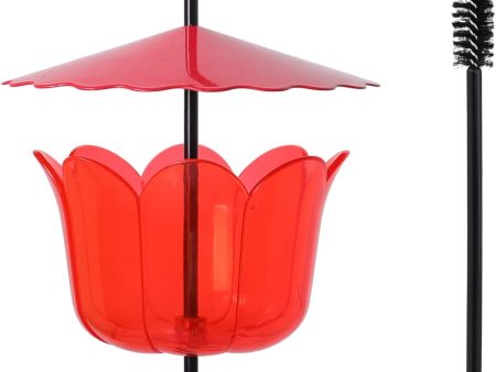 Extra Large Hummingbird Feeder Ant Trap with Umbrella Cover and Cleaning Brush - Garden Decor Accessory Online Hot Sale