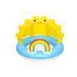 Explore Outdoor Fun with Sun Shaded Round Inflatable Baby Pool, 39  x 29 , UV Careful™ Protection for Ages 2+ For Sale