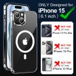 Magnetic iPhone 15 Clear Case with Magsafe, Dual Screen Protectors, Anti-Yellow & Military-Grade Drop Protection, 6.1 inch Online now