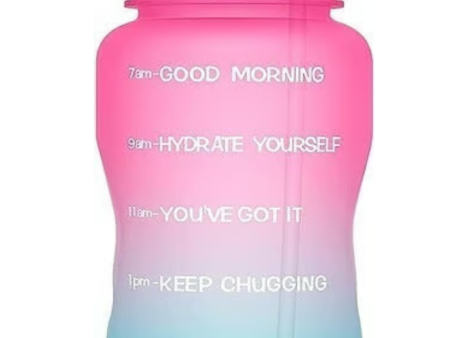 Stay Hydrated with Our 64 oz Motivational Water Bottle with Time Markers for Fitness and Outdoors For Cheap