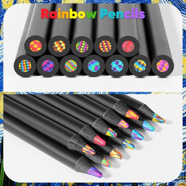 Discover the Magic of 24-Pack Rainbow Pencils: Vibrant Art Supplies for All Ages For Sale