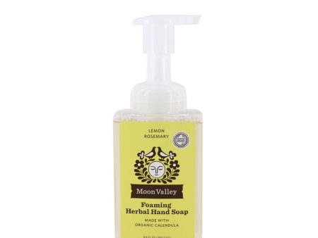 Moon Valley Organics Foaming Herbal Hand Soap Lemon Rosemary 8.8oz Online