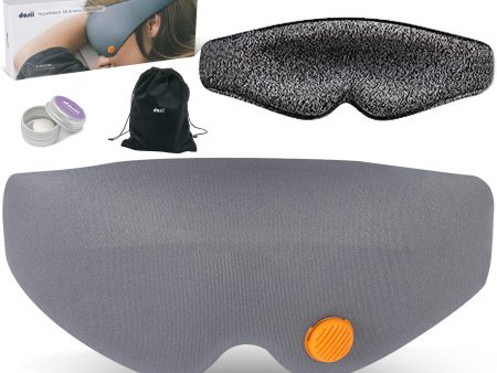 Hyperblock 3D Aroma Sleep Mask: Complete Blackout Aromatherapy Eye Mask, Ultra-Soft, Adjustable Velcro, Lightweight Comfort, 3D Technology Design, Includes Velvet Travel Pouch & Aroma Pellet Online