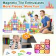 Magnetic Building Tiles Set: 118-Piece STEM Construction Toys for Kids 3-8 Years - Educational Learning Blocks for Creative Development For Cheap