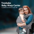 Adjustable Hands-Free Sling Carrier for 8-44lbs - Pediatrician Recommended, Gray For Discount