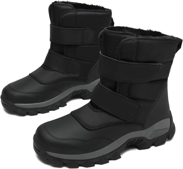 Winter Warmth and Comfort: Waterproof Snow Boots for Men & Women - Size 14 Women 12 Men Sale