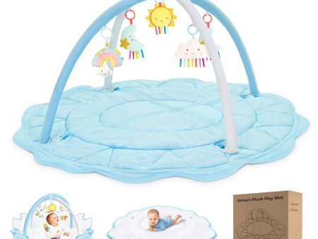 Extra Large Plush Baby Play Gym: Dual-Sided, Washable, for Newborns & Infants on Sale