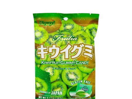 Kasugai Frutia Kiwi Fruit Gummy Candy 3.77oz Online now