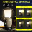 Rechargeable LED Camping Lantern – 4000mAh Battery for Hiking, Fishing & Emergency Lighting Online Sale