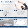 Ultra-Thin 7.5  LED Ceiling Light, 5 Selectable Colors, Super Bright & Easy Install Hot on Sale