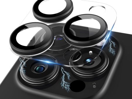 Ultimate Protection for Your iPhone 15 Pro Pro Max Camera Lens: Discover the Resilience of 9H Tempered Glass Combined with an Acrylic and Aluminium Alloy Ring in Classic Black Online