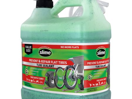 1 Gallon Slime 10162 Bike Tube Puncture Repair Sealant w  Pump Online