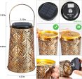 4-Pack Solar Lanterns for Outdoor Decor - Waterproof & Long-Lasting Lighting For Cheap