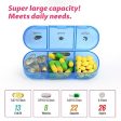 3x Daily Weekly Travel Pill Organizer: Durable & BPA-Free Medicine Storage Supply