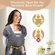 Adjustable Hands-Free Sling Carrier for 8-44lbs - Pediatrician Recommended, Gray For Discount