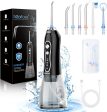 Portable Water Dental Flosser with 5 Modes - Cordless, Rechargeable, Waterproof, 300ml Tank for Home & Travel Hot on Sale