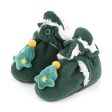 Unifizz Newborn Baby Boys Girls Booties Stay On Socks Non Skid Soft Sole Infant Toddler Warm Winter House Slipper Crib Shoes for Boys Girls (Green Christmas Tree, Size 6-12 Months Infant) Online Hot Sale