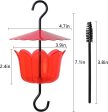 Extra Large Hummingbird Feeder Ant Trap with Umbrella Cover and Cleaning Brush - Garden Decor Accessory Online Hot Sale